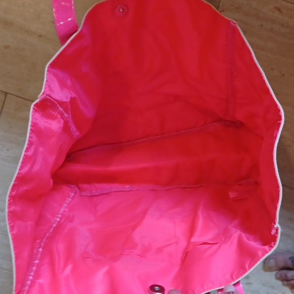 Juicy Couture Stylish Oversized Creamy Off White Canvas Tote Bag - Picture 8 of 12